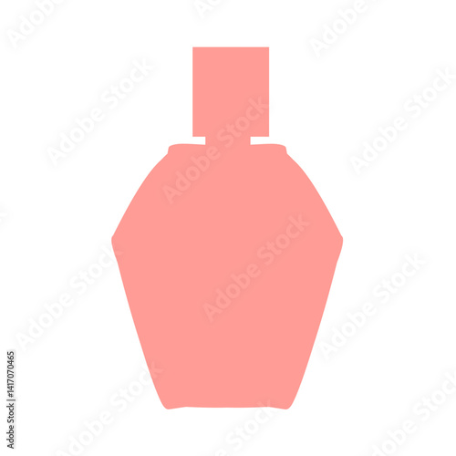 perfume bottle silhouette vector stock illustration.