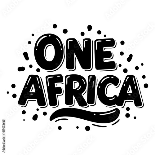 Bold, playful typography emphasizing unity and shared identity. Suitable for advertising, educational materials, or social media posts.