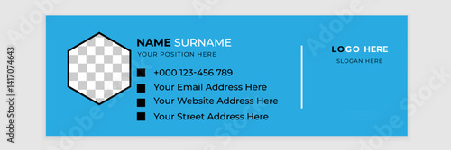 email signature layout