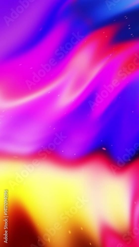 Liquid Gradient Animation | Abstract Flowing Background Loop yellow orange purple blue