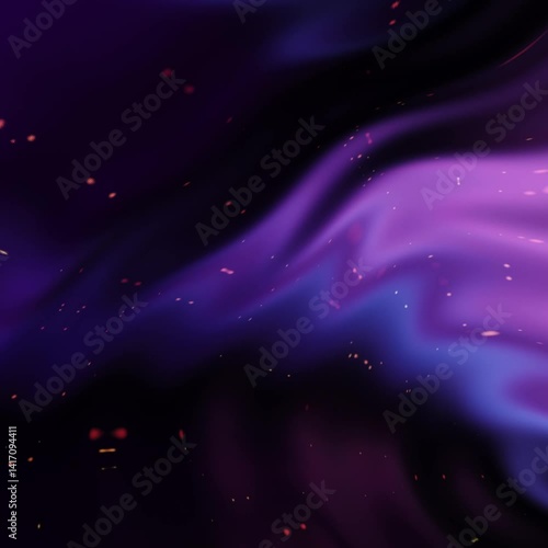 Liquid Gradient Animation | Abstract Flowing Background Loop black purple blue