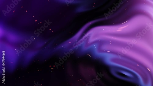 Liquid Gradient Animation | Abstract Flowing Background Loop black purple blue