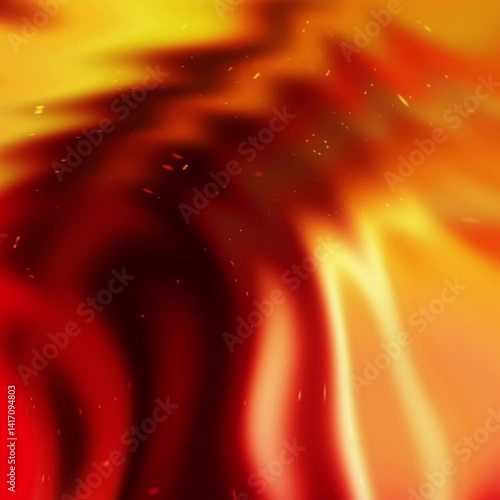 Liquid Gradient Animation | Abstract Flowing Background Loop orange red gold black