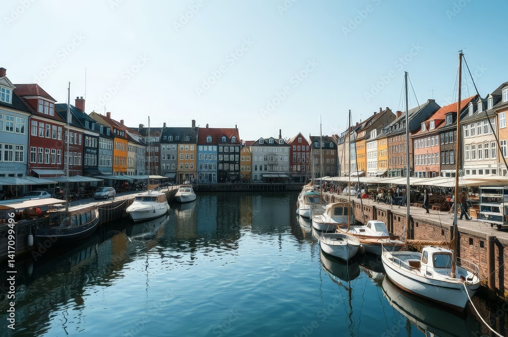 Charming Nyhavn in Summer Charming Nyhavn in Summer