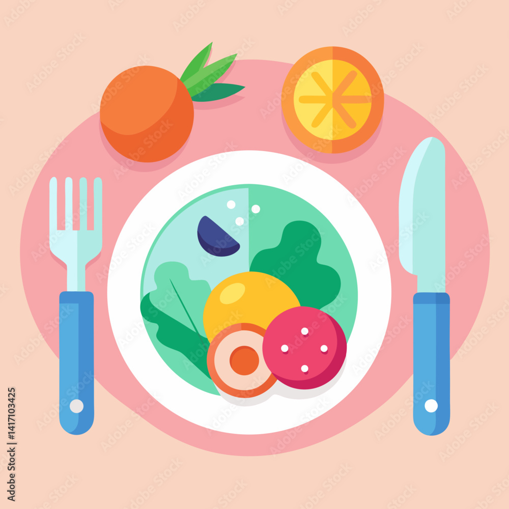 vegetables on a plate vegetables on a plate