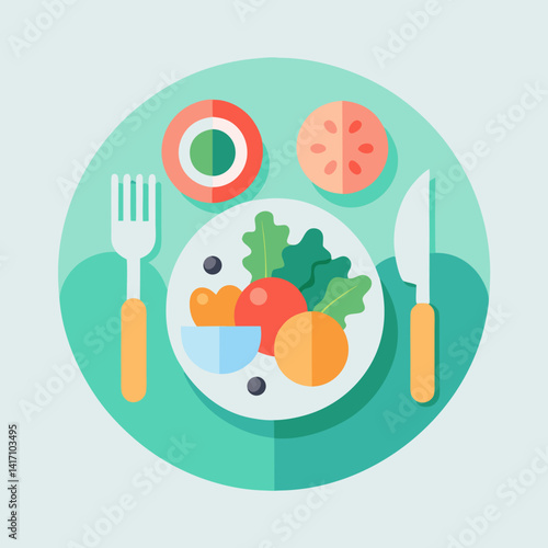vegetables on a plate