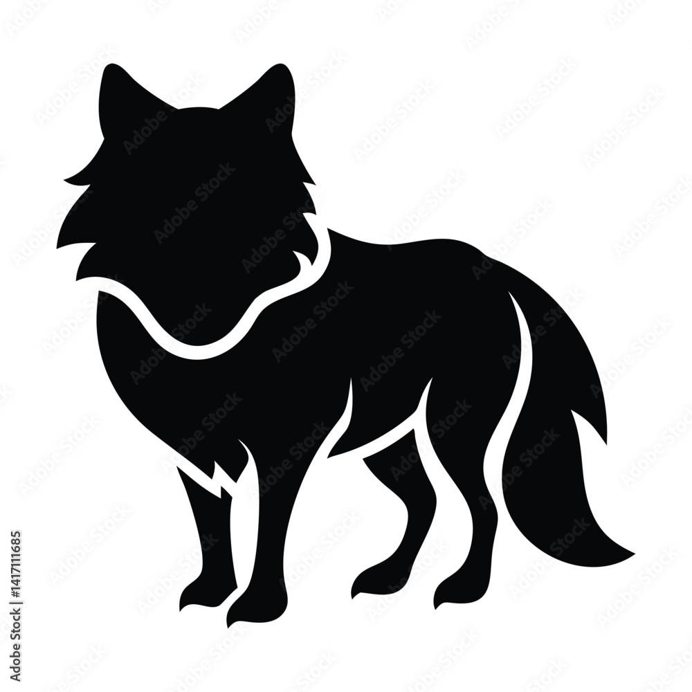 vector illustration of a wolf vector illustration of a wolf