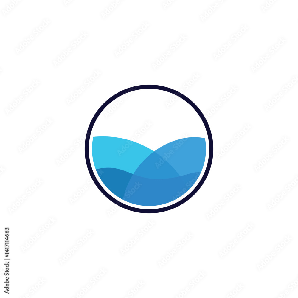 abstract circle logo design template illustration vector abstract circle logo design template illustration vector