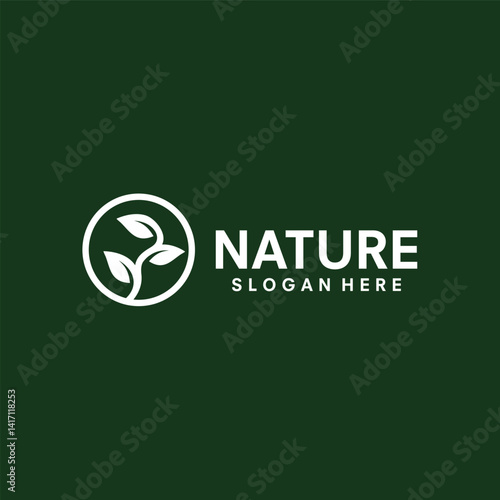 nature logo vector icon illustration