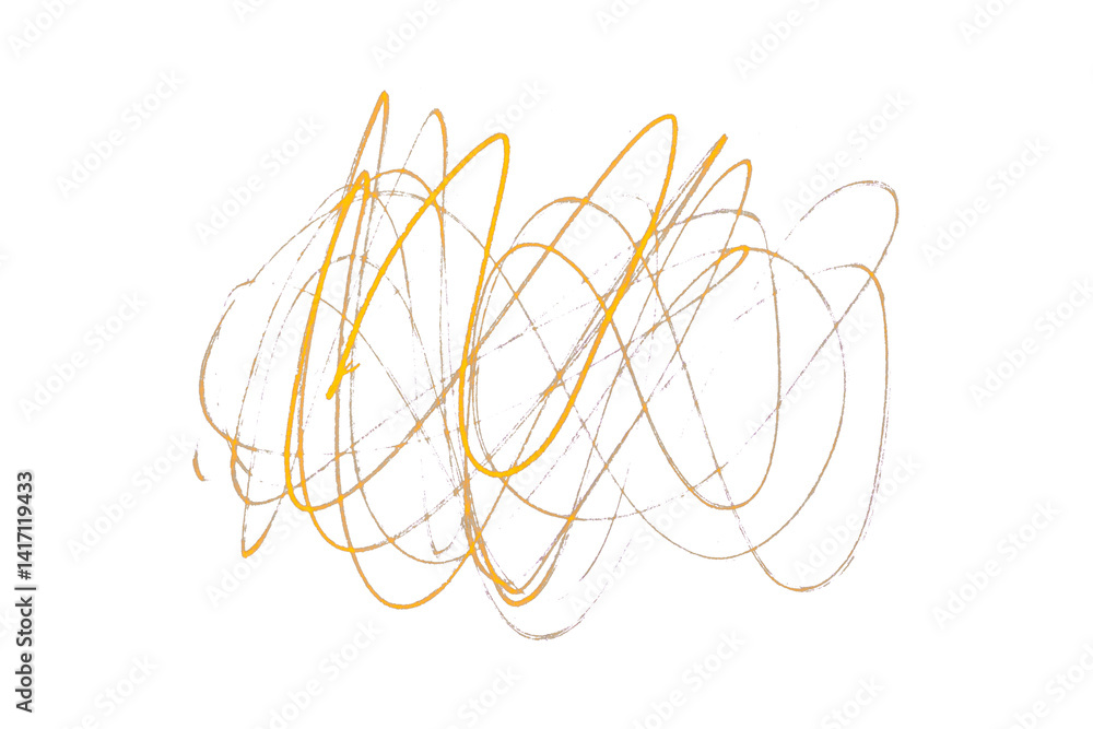Yellow grunge pen lines, messy lines, hand drawn sketch, abstract doodle, isolated chaotic lines, grunge overlapping lines texture, artwork, ink, transparent background. Yellow grunge pen lines, messy lines, hand drawn sketch, abstract doodle, isolated chaotic lines, grunge overlapping lines texture, artwork, ink, transparent background.