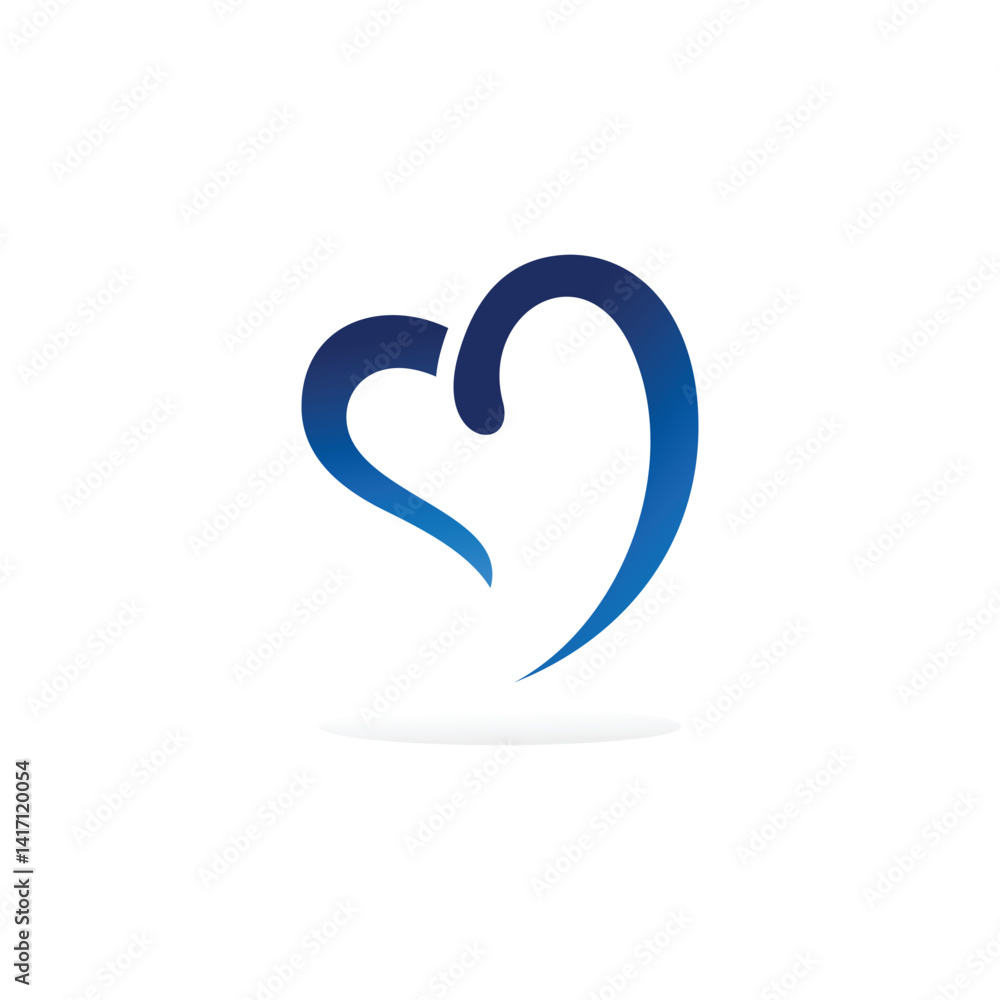 Fototapeta premium circle wave logo vector icon illustration