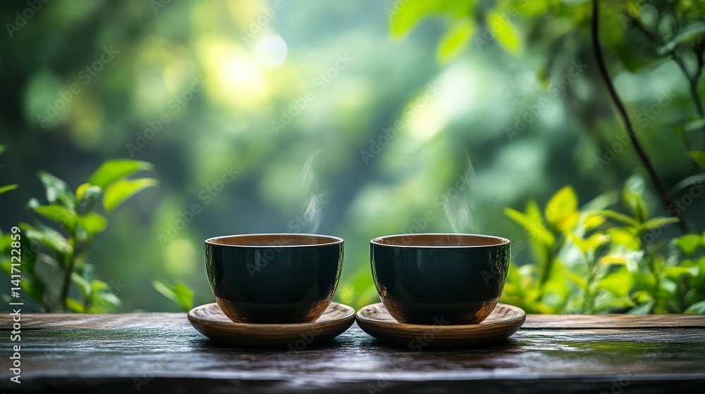 Serenity in nature a relaxing outdoor tea ceremony photography Serenity in nature a relaxing outdoor tea ceremony photography