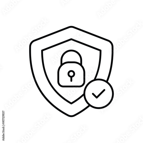 VPN Icon vector stock illustration