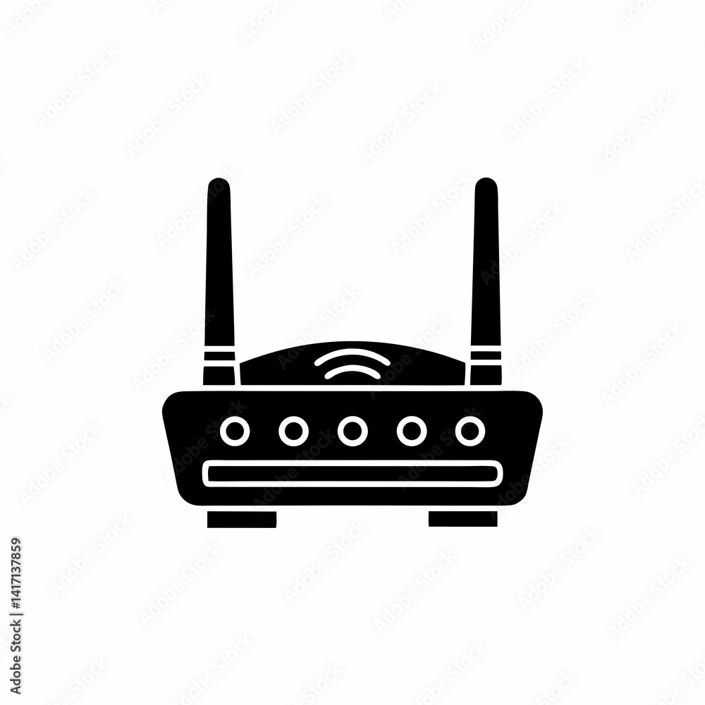 creative details Router icon Vector Illustration creative details Router icon Vector Illustration