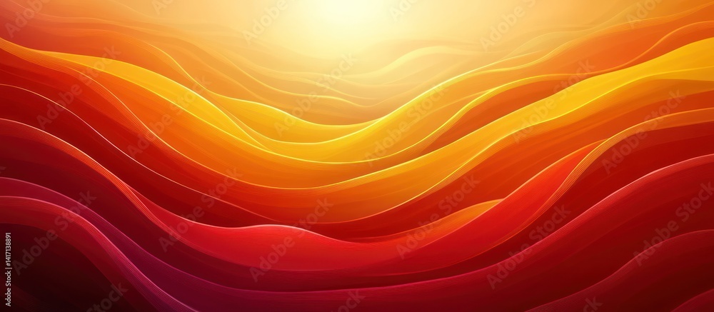 Fototapeta premium Abstract Heat Waves Background