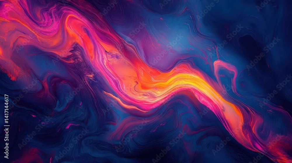Vibrant abstract swirls of color in a fluid, dynamic design. Vibrant abstract swirls of color in a fluid, dynamic design.