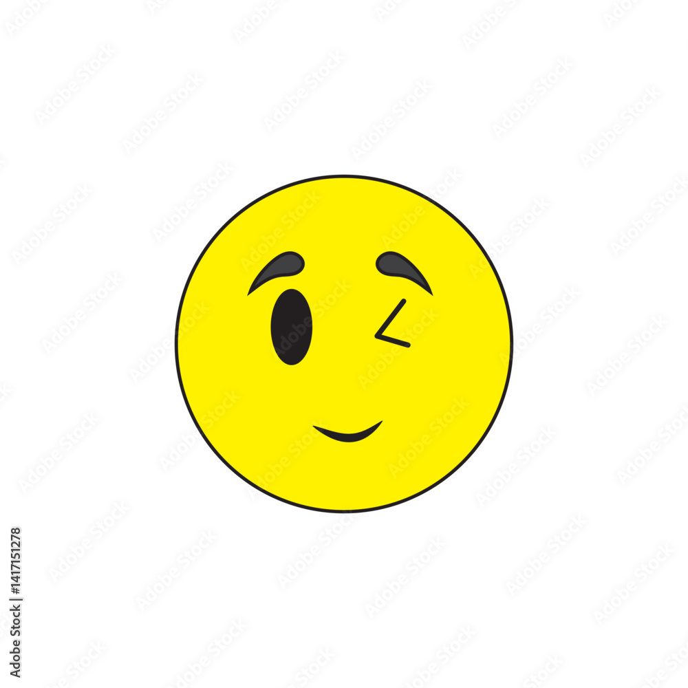 Fototapeta premium emoji icon. Emotion icon. emoji faces vector icon. vector illustration. eps 10