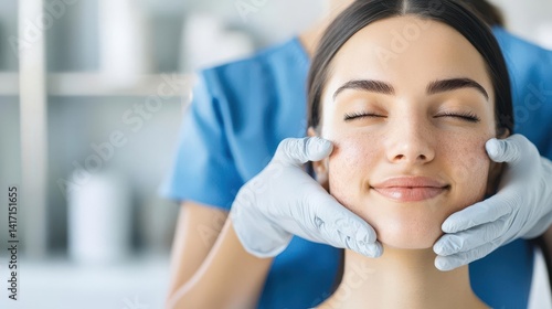 Dermatologist advising acneprone patient on proper exfoliation techniques Free Download Dermatologist advising acneprone patient on proper exfoliation techniques - GFXLoad