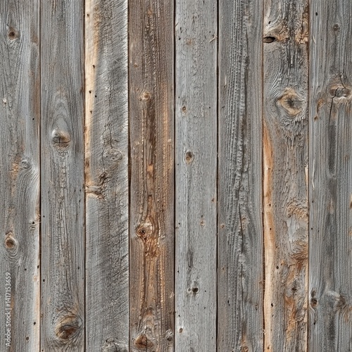 Wallpaper Mural Rustic background of vertical wooden planks showing knots and varied aging Torontodigital.ca