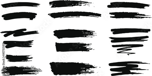 Hand-drawn vector underlines, marker strokes, swoops, and wave doodles for creative highlights and graphic design.

