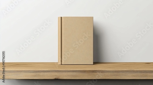 Blank Book on Shelf