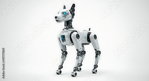 Robotic dog ai pet future technology animal companion robot canine artificial intelligence innovation design