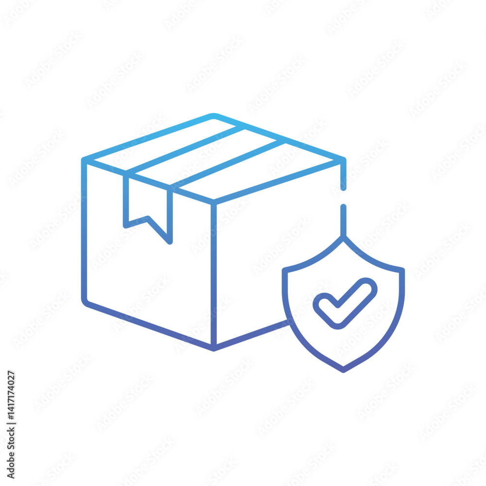 Cargo Safety Vector icon Cargo Safety Vector icon