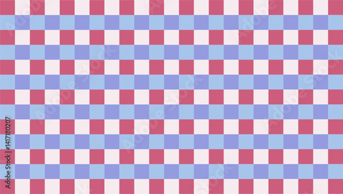 Pastel gingham backgrounds in wallpaper bring a sense of calm to your interiors, making your space feel more harmonious.