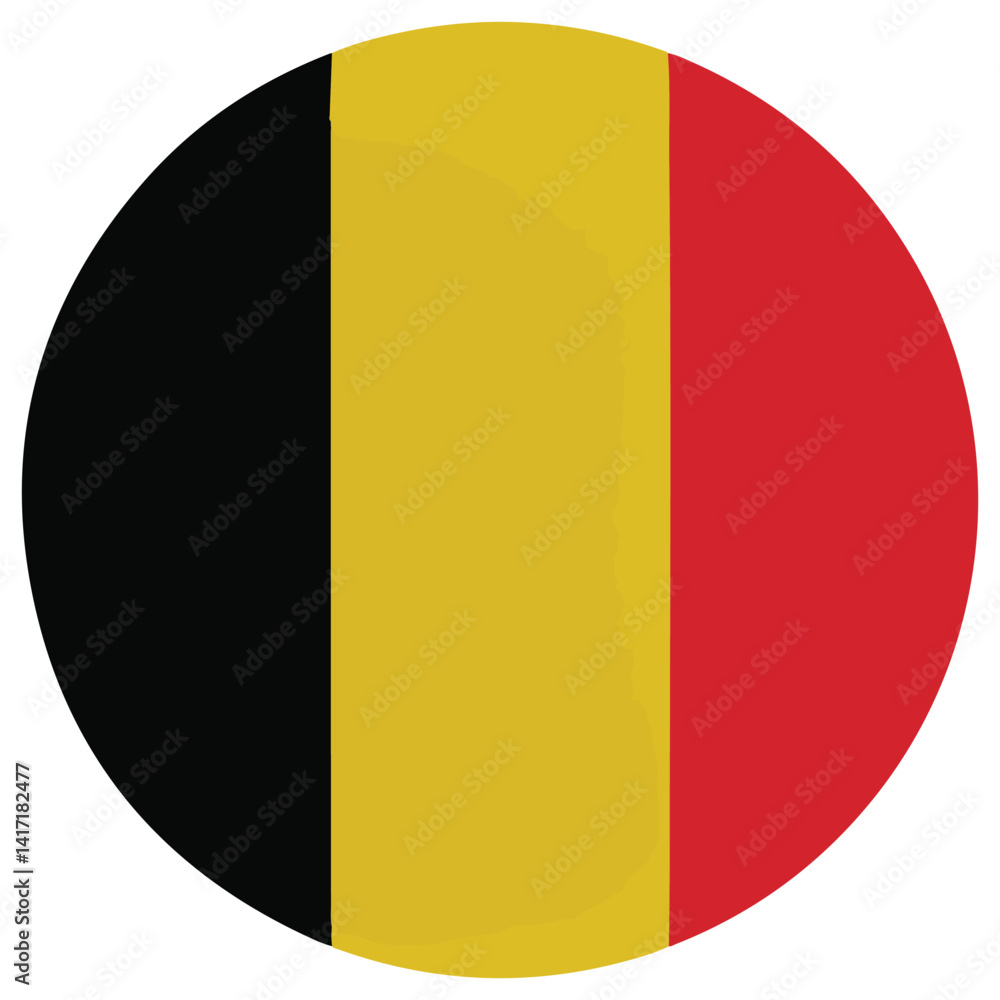Fototapeta premium belgium in the world flag location point icon pack