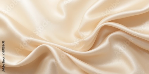 Luxurious Cream Silk Drape
