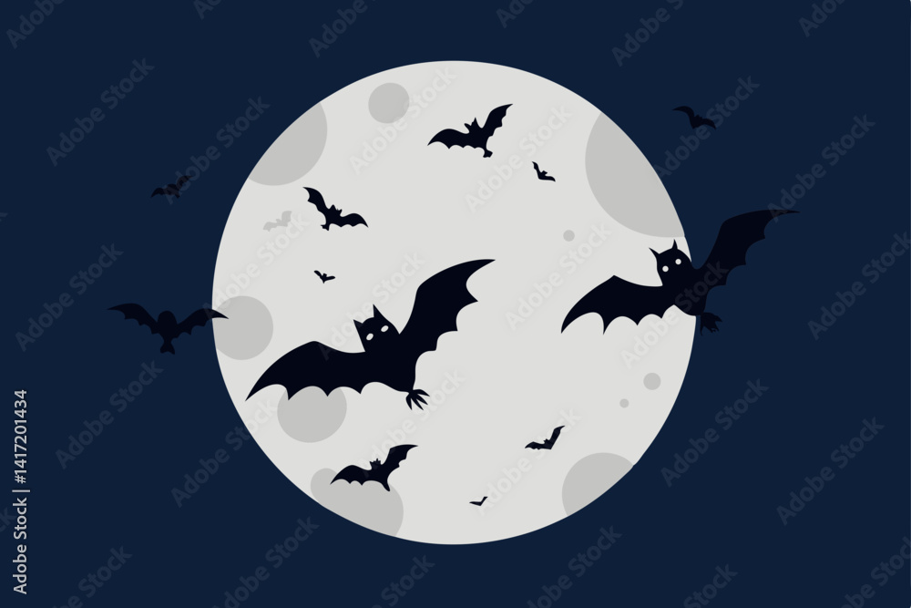 halloween background with bats halloween background with bats
