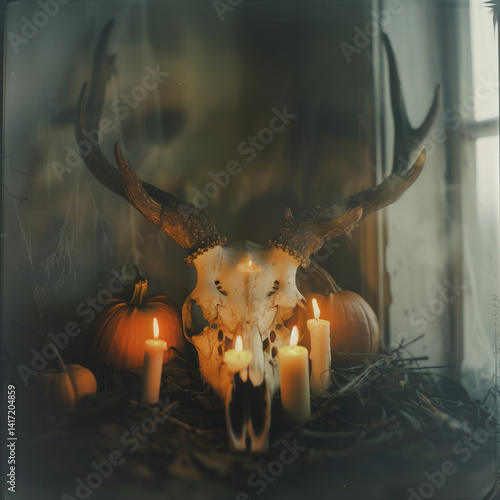 Obraz na płótnie Samhain altar. w salonie