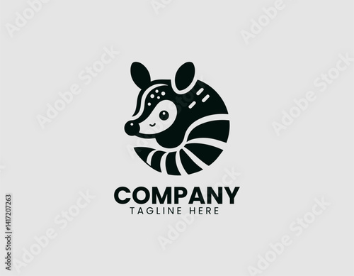 Armadillo Vector Logo Design