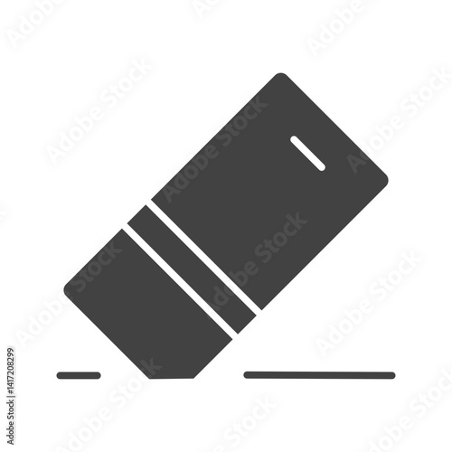 Eraser icon vector image. Suitable for mobile apps, web apps and print media.