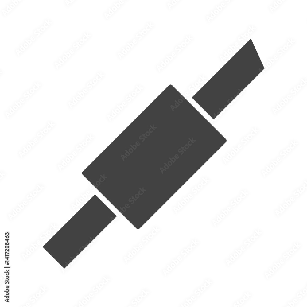 Exhaust Pipe icon vector image. Suitable for mobile apps, web apps and print media. Exhaust Pipe icon vector image. Suitable for mobile apps, web apps and print media.