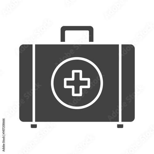 First Aid Kit icon vector image. Suitable for mobile apps, web apps and print media.