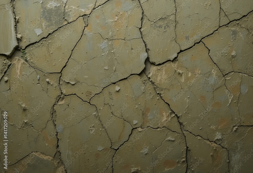 Obraz premium Cracked Earth Texture