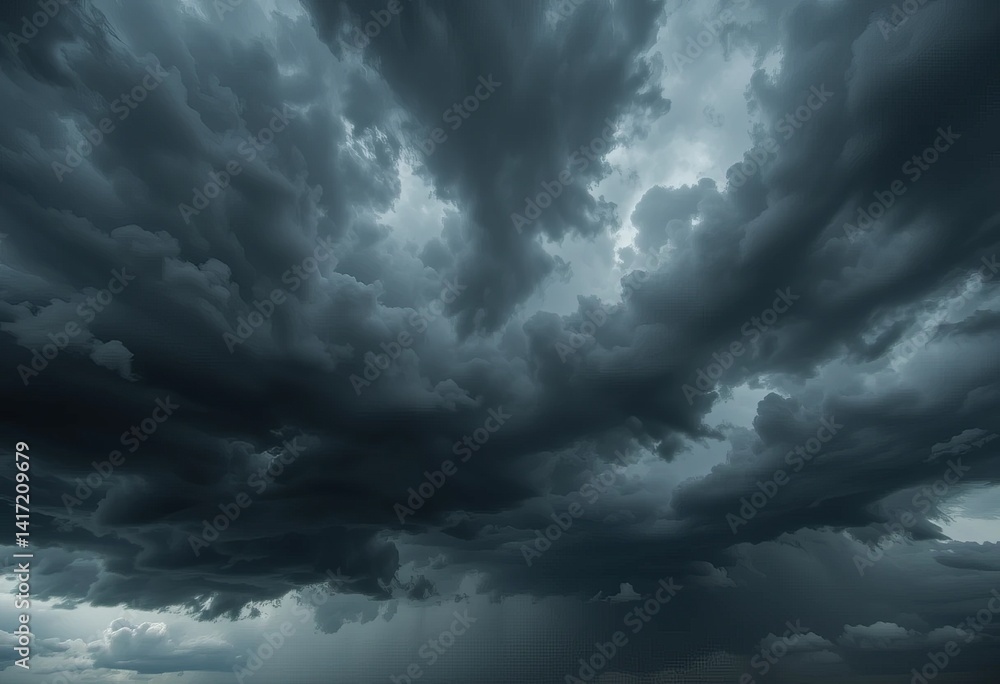 Fototapeta premium Imminent Storm: Dramatic Cloudscape