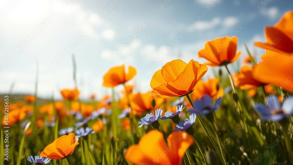 Obraz premium field of poppies