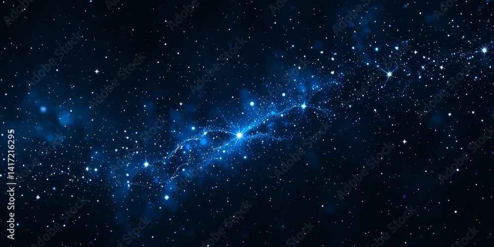 Obraz premium Celestial River of Light