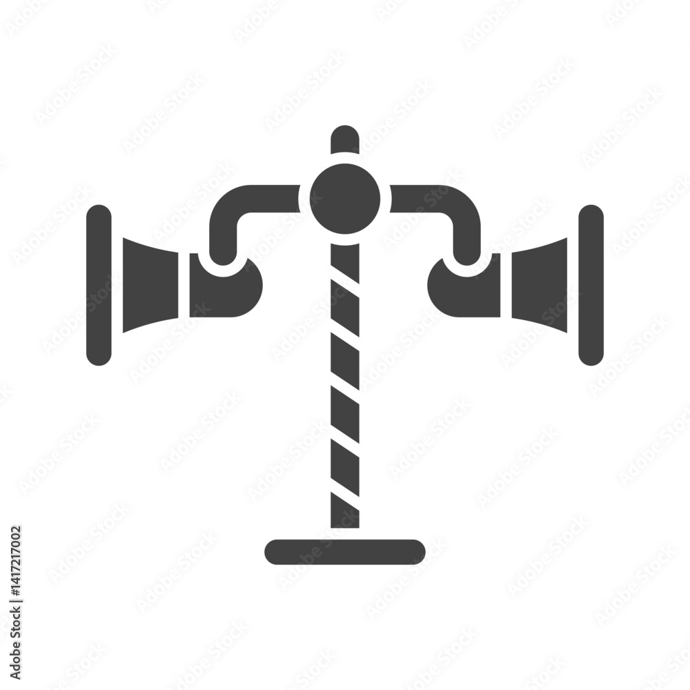 Obraz premium Megaphone icon vector image. Suitable for mobile apps, web apps and print media.