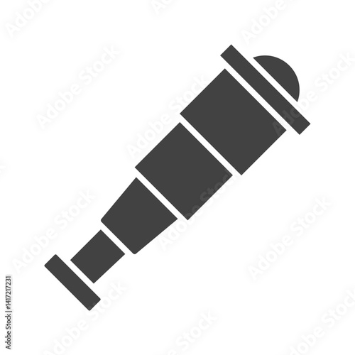 Monocular icon vector image. Suitable for mobile apps, web apps and print media.