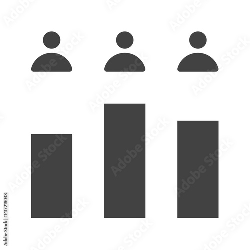 Poll icon vector image. Suitable for mobile apps, web apps and print media.