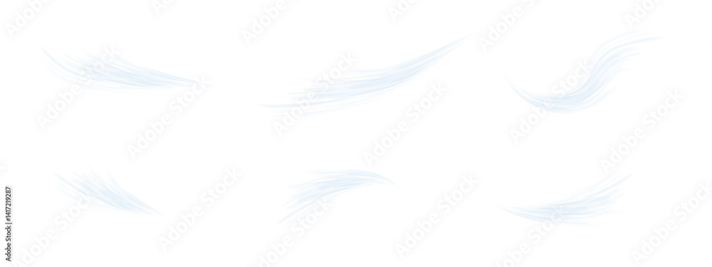 Fototapeta premium Air Motion Wave Realistic Wind Flow Visual for Clean Air Movement and Energy Concepts