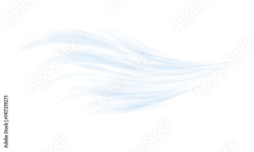 Wind Effect Overlay Transparent Air Swirl for Breeze Circulation and Cooling Animations
