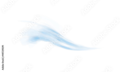 Air Motion Wave Realistic Wind Flow Visual for Clean Air Movement and Energy Concepts