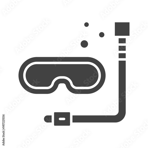 Scuba Diving icon vector image. Suitable for mobile apps, web apps and print media.