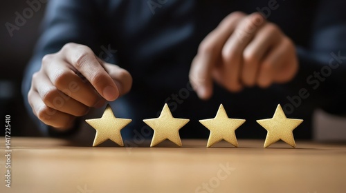 Businessman working with sign of the top service Quality assurance, Guarantee, Standards, ISO certification and standardization concept, Quality management with Quality Assurance and Quality Control.