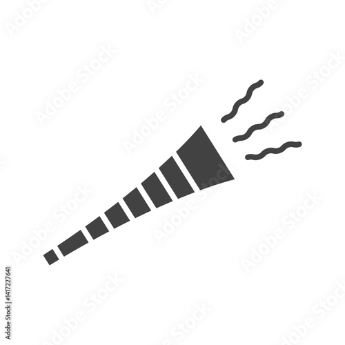 Trumpet icon vector image. Suitable for mobile apps, web apps and print media.