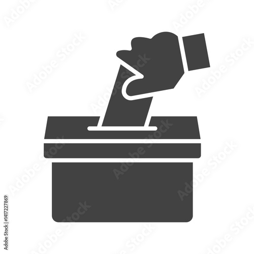 Vote icon vector image. Suitable for mobile apps, web apps and print media.
